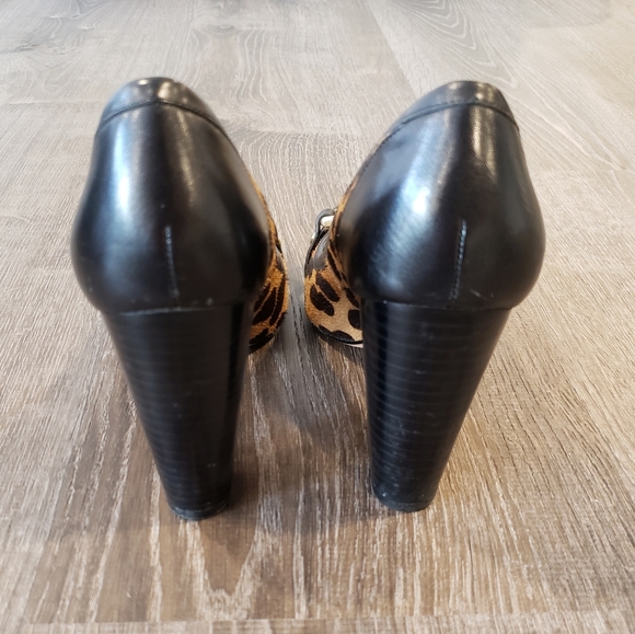 Coach pumps leopard print heels size 8 - Picture 4 of 5